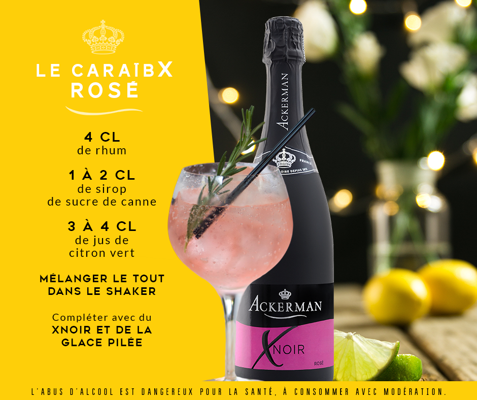 Cocktail caraïbx rosé