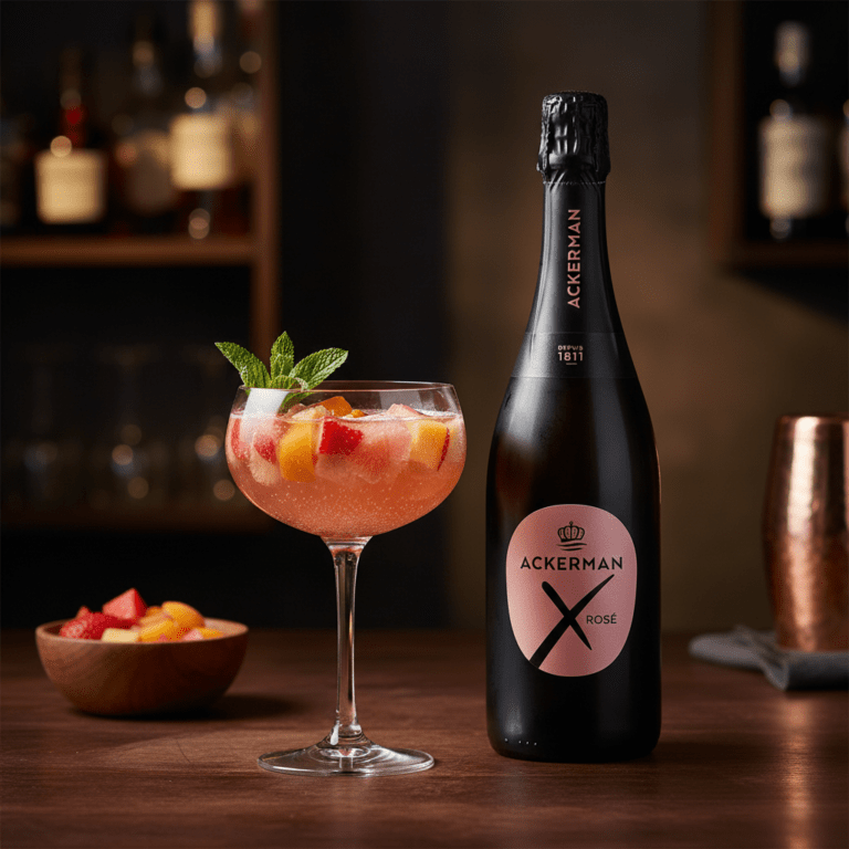 X rosé cocktail