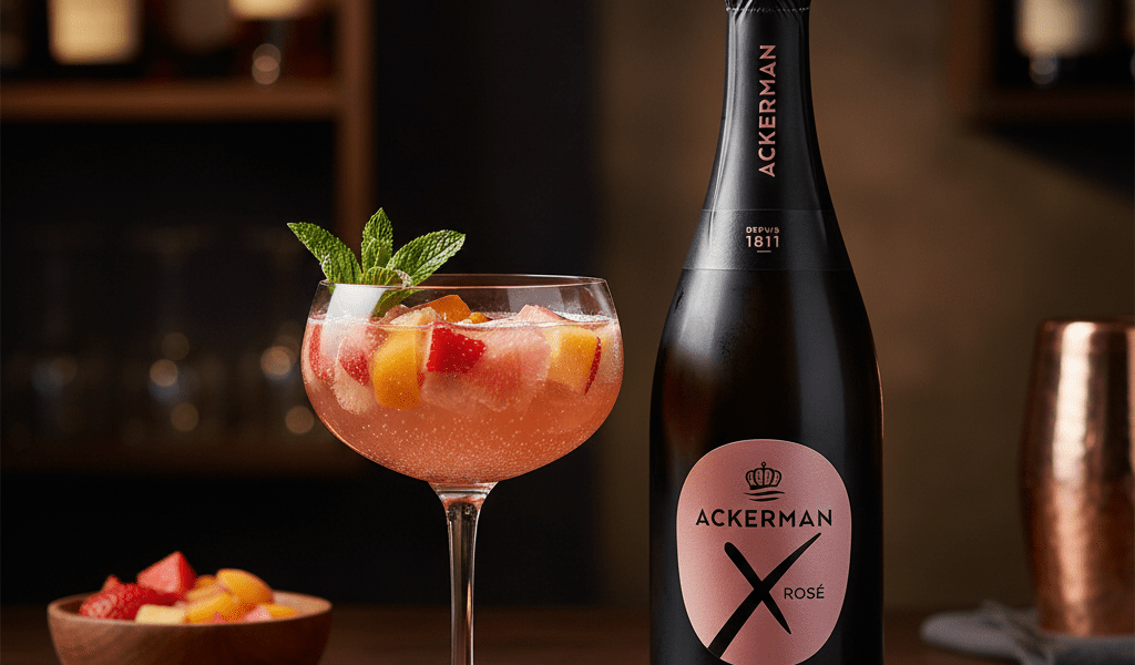 X rosé cocktail
